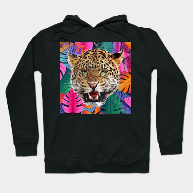 Cool Leopard Hoodie by fjart